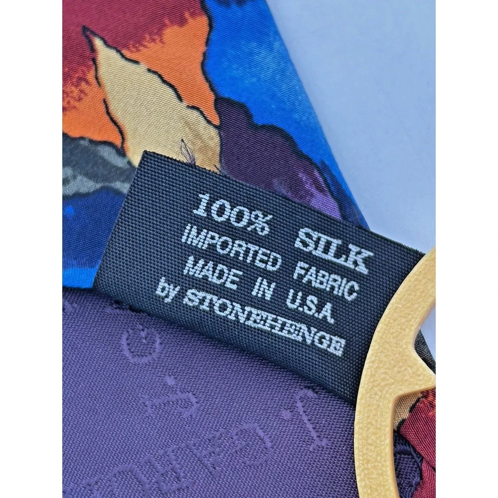 Jerry Garcia Ties Lot Of 2 Silk‎ Blue Mountain & Stonehenge Grateful Dead